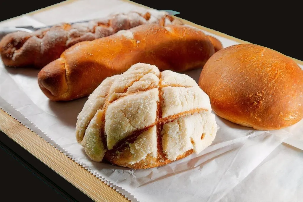 Fresh Mexican bread baked on premises